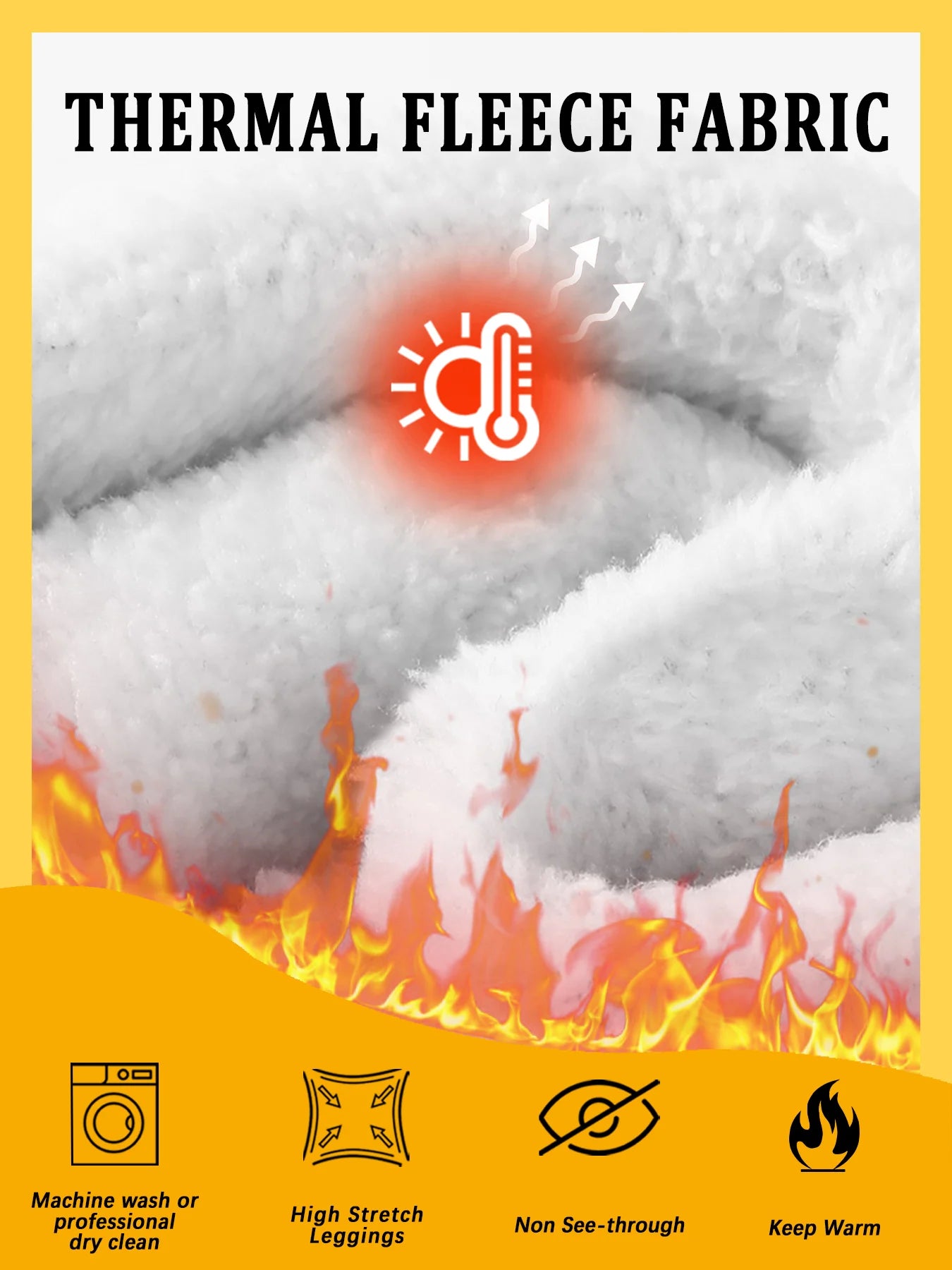 Plus Size High waisted winter leggings with fleece lining for women. with perfect for running, yoga and cold weather workouts