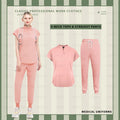 Fashion Clinical Surgical Uniforms Medical Scrubs Uniforms Sets Women Hospital Working Clothes Nurse Accessories Dental Workwear