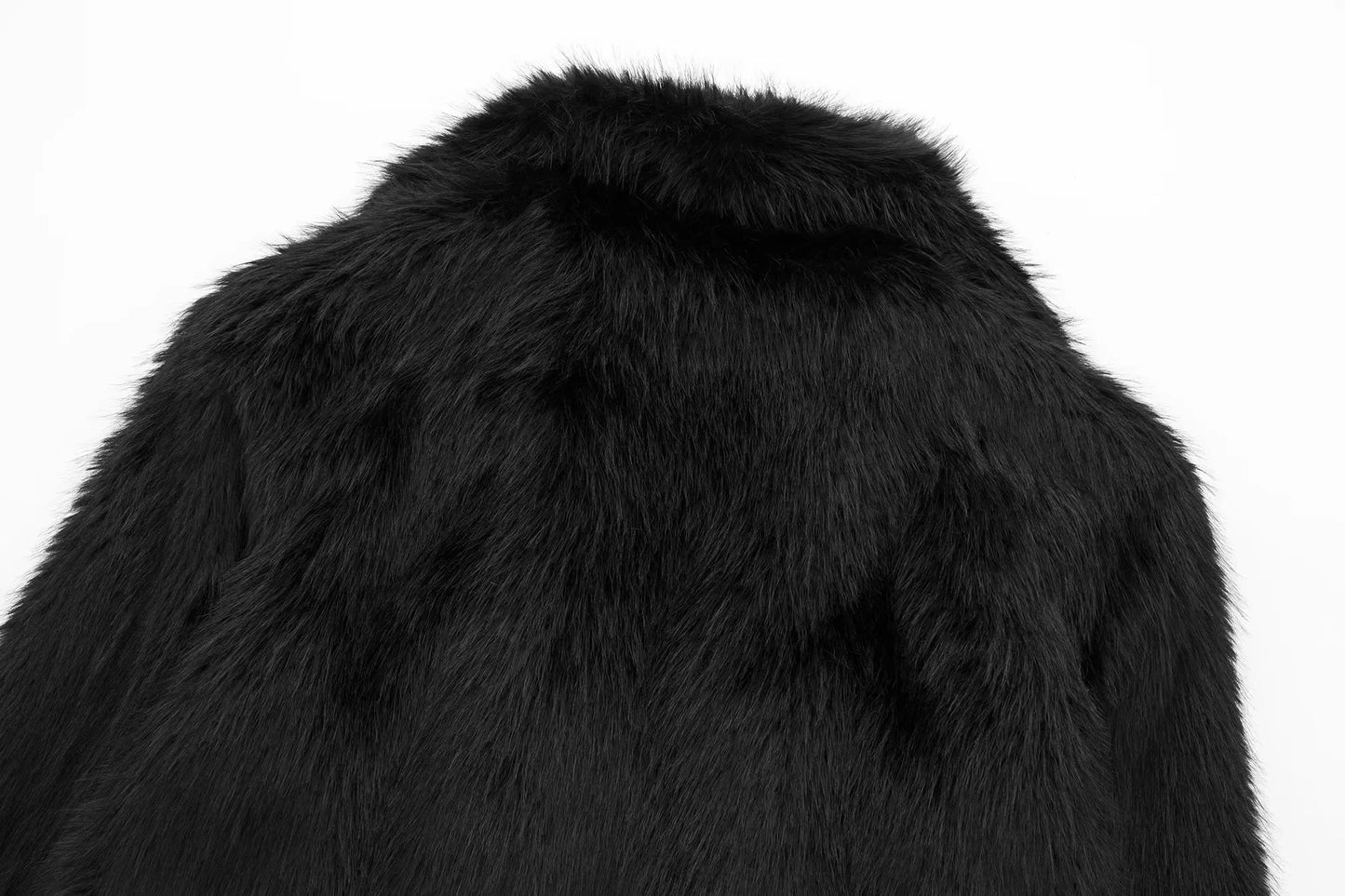 Winter Coats For Women Fashion New Faux Fur Long Sleeves Loose Coat Female Versatile High Street Women's Cardigan