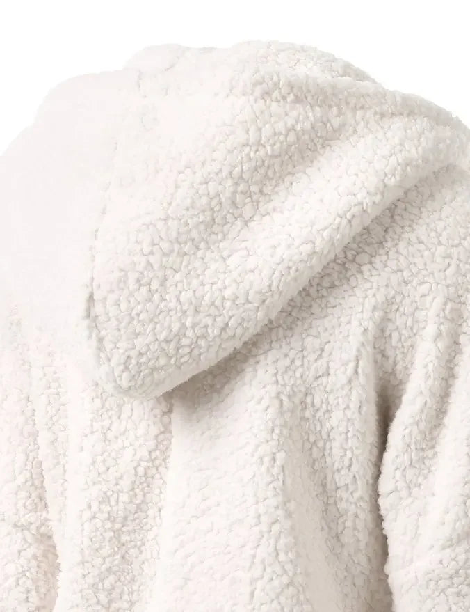 Autumn Winter Warm Jacket Women Hoodie Hooded Casual Female Hoodies Sweatershirt Zipper Coat Solid Soft Fleece Women Coat