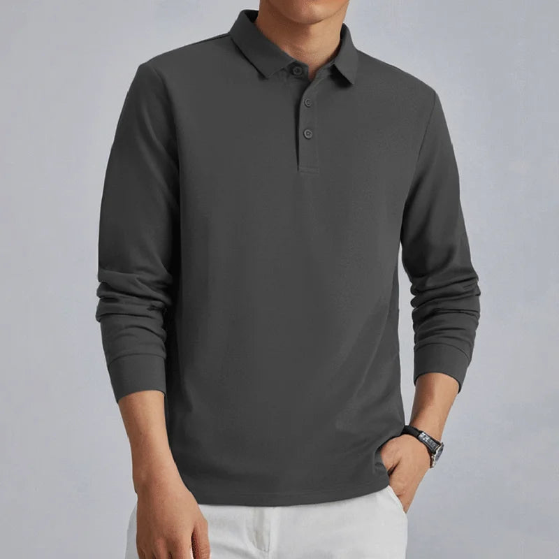 1XL-7XL Plus Size Men's Polo Shirts Long Sleeve Lapel Casual Breathable Comfortable Polo Shirt High Quality Male T-Shirt Clothes