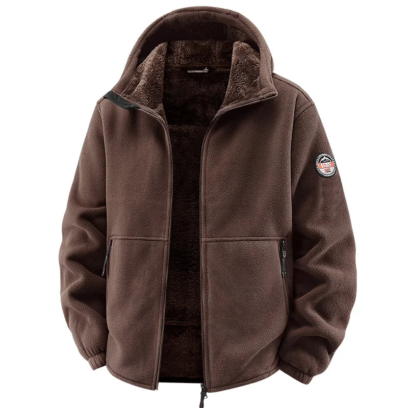 Winter Hoodies Men Outdoor Military Thick Warm Polar Fleece Jacket Camping Hiking Jackets For Streetwear Casual Coats Men Parkas