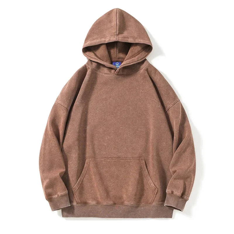 Autumn Winter Vintage Hoody Hoodies Men Hooded Hip Hop Streetwear Sweatshirts Couple Sports Solid Casual Sweatshirt Hoodie