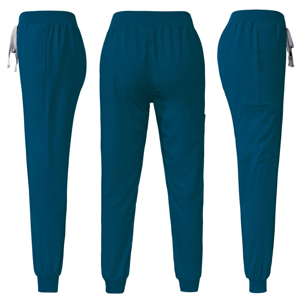 Slim Fit Medical Scrubs Uniform Women Scrub Sets Nursing Accessories Hospital Surgery Gowns Dental Clinic Beauty Salon Workwear