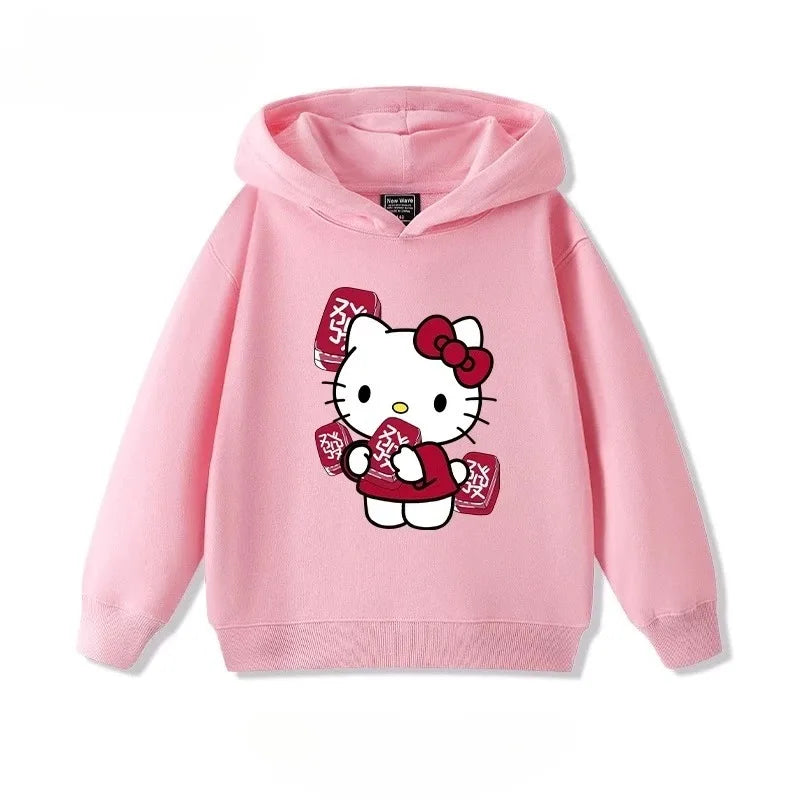 Autumn and Winter Children's Warm Hoodie Hooded Sports Shipment Cartoon Casual Outdoor Clothing Comfortable and Soft