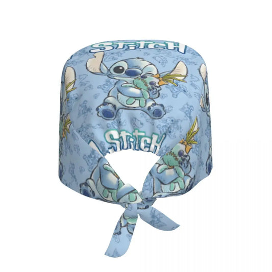 Custom Stitch Cartoon Medical Staff Scrubs Hat Unisex Kawaii Doctor Nursing Surgical Cap Scrub Caps