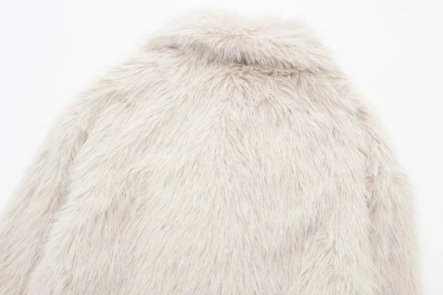 Winter Coats For Women Fashion New Faux Fur Long Sleeves Loose Coat Female Versatile High Street Women's Cardigan