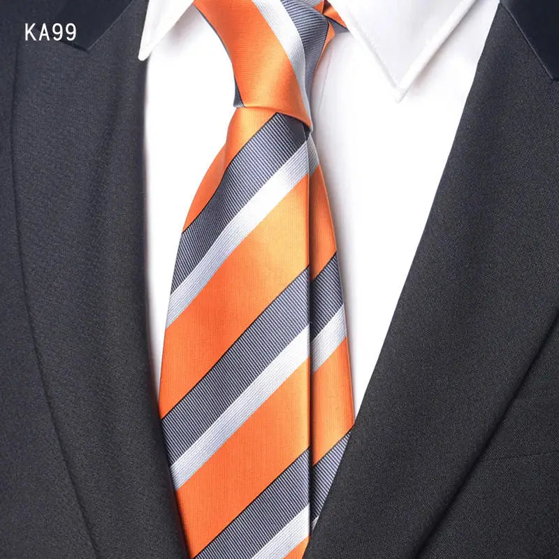 High Quality Handcrafted 9cm Wide Edition Cravat Blue Light Gray Striped Tie For Men's Business Attire Suit Commuting Necktie