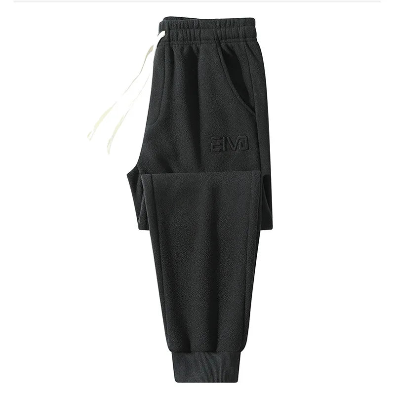 Winter Thick Polar Fleece Warm Sweatpants Men Streetwear Drawstring Casual Jogger Pants Male Loose Thermal Trousers 10xl 9xl 8xl