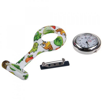 Fashion Fob Watch Nurse Silicone Nurse Watch Solid Medical Pocket Watch Pin Pocket Watch Hanging Watch Brooch Decor Quartz Часы