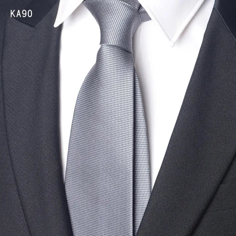 High Quality Handcrafted 9cm Wide Edition Cravat Blue Light Gray Striped Tie For Men's Business Attire Suit Commuting Necktie