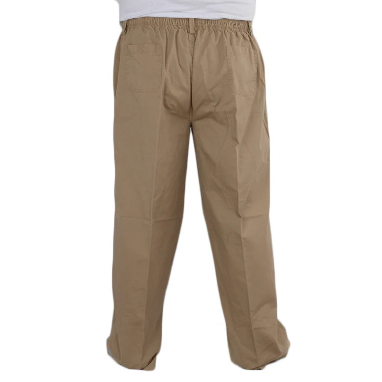 Plus size 8XL 11XL 13xl middle-aged men's summer thin elastic band high waist cotton casual trousers Dad oversize 9XL 8XL 7XL