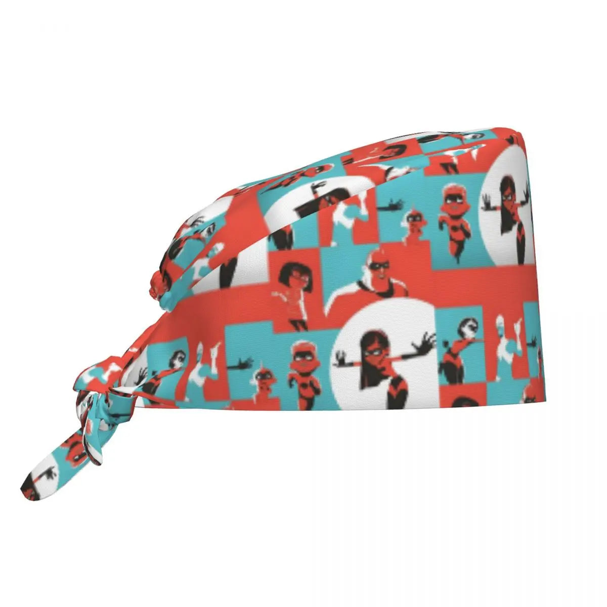 Custom The Incredibles Medical Staff Scrubs Hat Men Women Superhero Anime Doctor Nursing Surgical Cap Scrub Caps