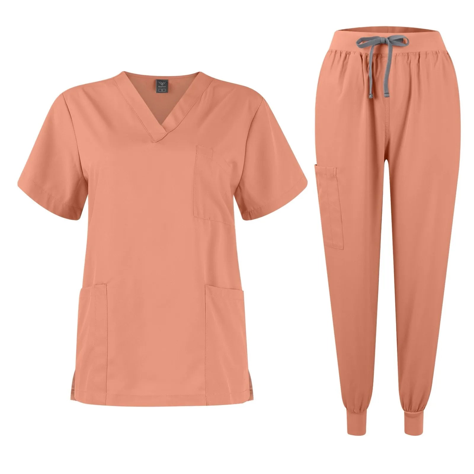 Nursing Beauty Salon Work Clothes Short sleeved Health Services Nursing Suits Summer Fashion Pet Surgical Doctor Costume Women