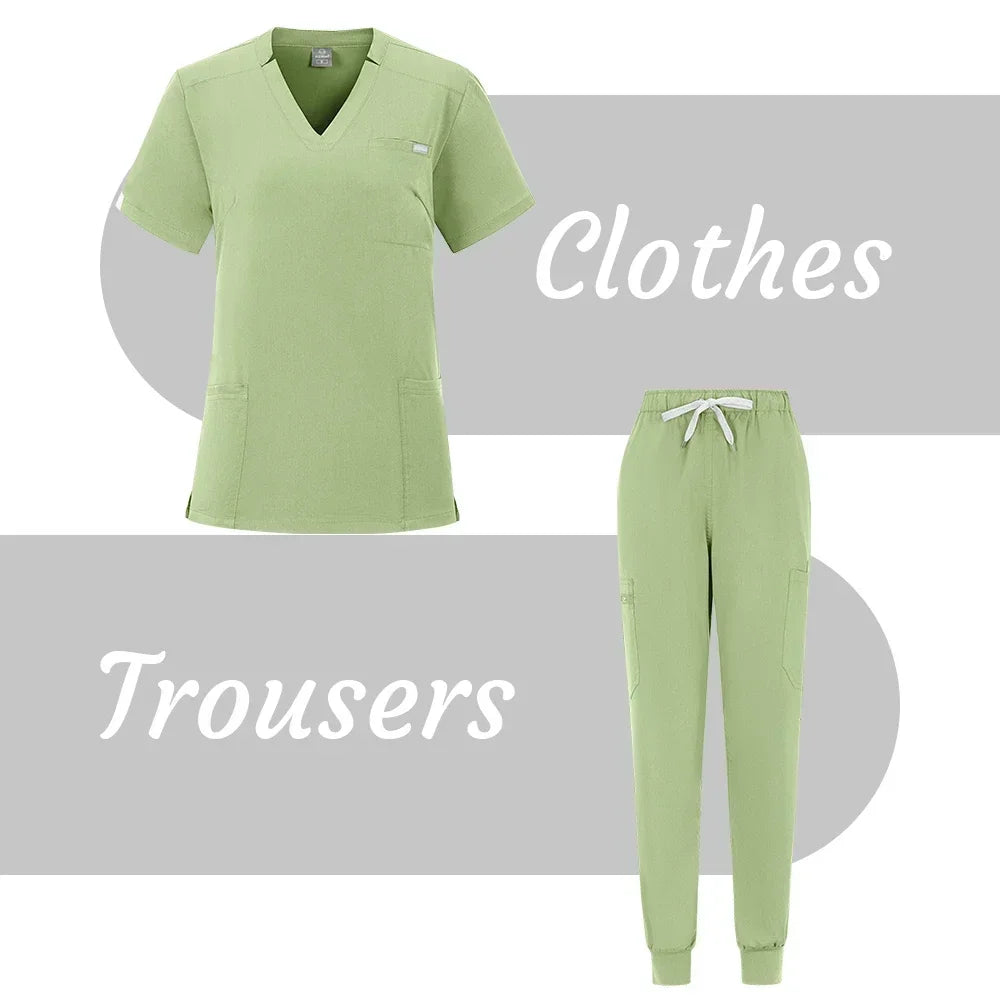 Wholesale Operating Room Medical Uniform Scrubs Hospital Working Scrubs Set Medical Supplies Nurse Dental Surgery Suit Workwear