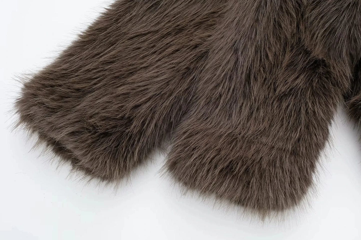 Winter Coats For Women Fashion New Faux Fur Long Sleeves Loose Coat Female Versatile High Street Women's Cardigan