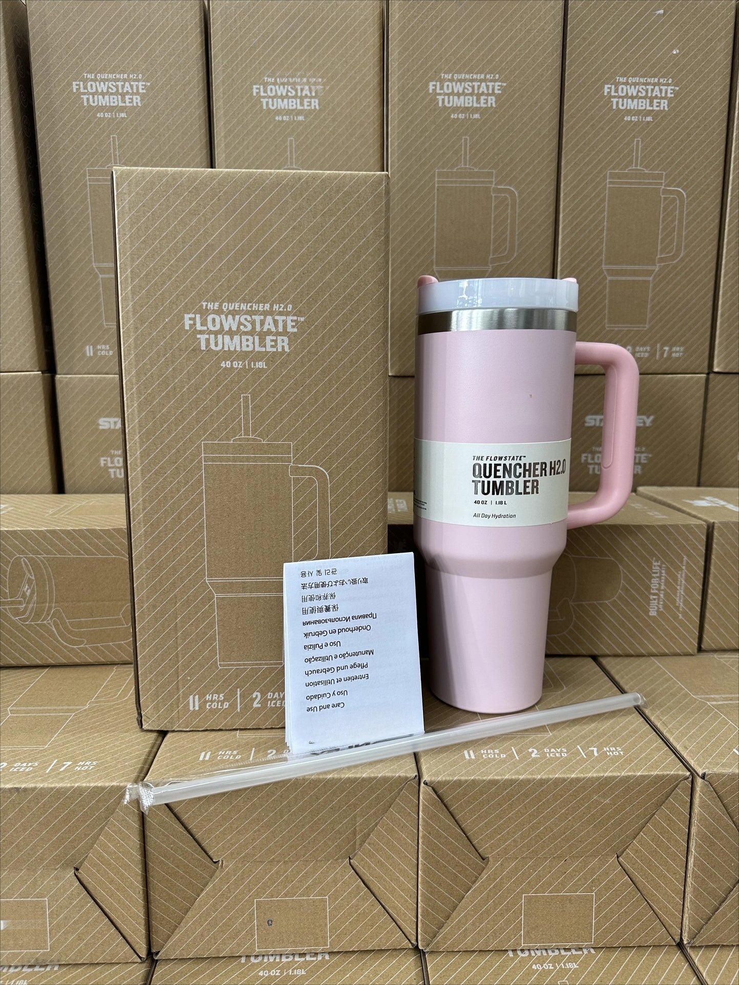 40oz Stainless Steel Vacuum Mug Double-Wall Insulated Travel Cup with Handle Straw Lid for Hot And Cold Beverages