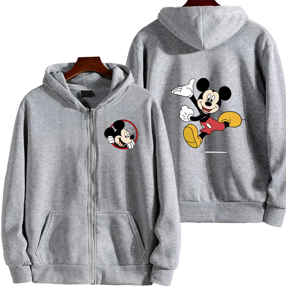 Womens Disney Mickey Mouse Graphic Sweatshirt All Items Buy 1 Authentic and Free Shipping Clothes Y2K Woman Winter Hoodie Jacket