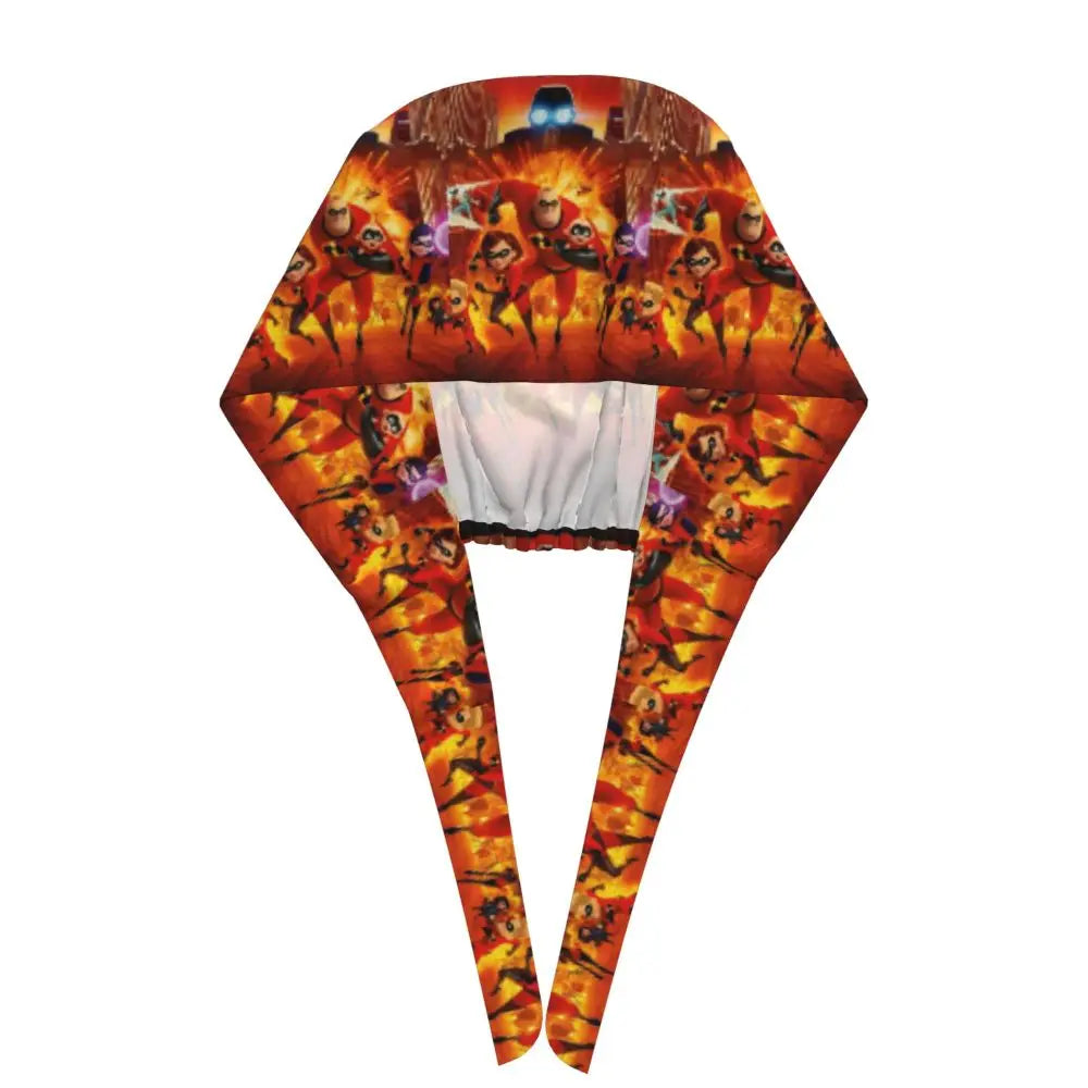 Custom The Incredibles Medical Staff Scrubs Hat Men Women Superhero Anime Doctor Nursing Surgical Cap Scrub Caps