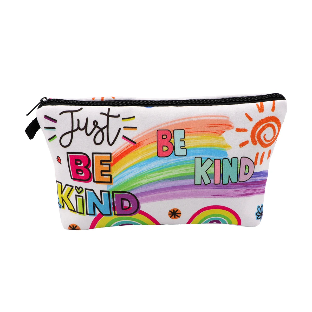 Nurse Pink Ribbon Life Cosmetic Bag Gift for Women Make Up Bag Travel Cosmetic Organizer Toiletry Bag Pencil Case