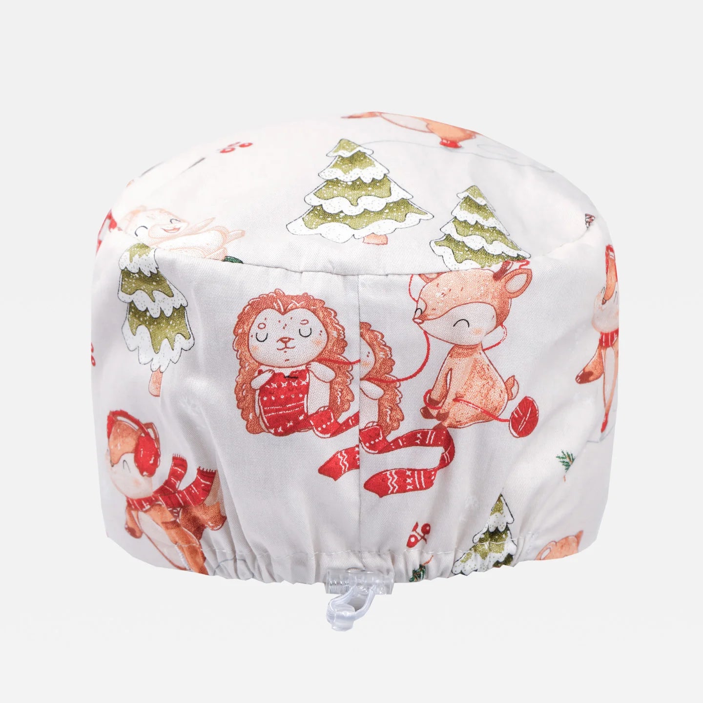 Printed Scrub Caps Dental Nursing Hats Durable Women Pediatric Cap Care Center Work Hat Comfortable  Aesthetic Scrub Cap K1235