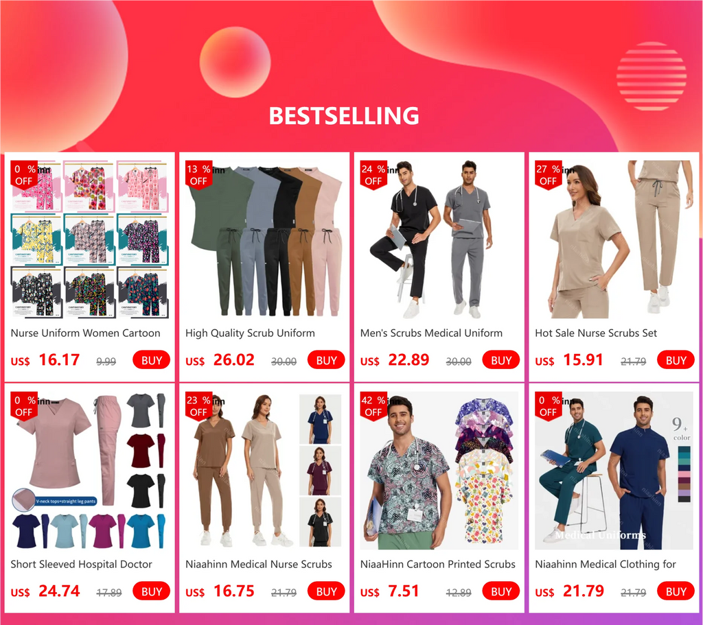 Medical Care Clothes Handwashing Uniform Nurse Suit Short Sleeved Hand Brushing Pet Dentist Nurse Work Clothes Men Nurse Uniform