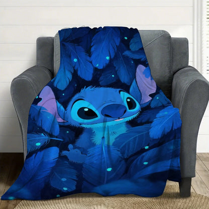 Blue Stitch blanketMulti-purpose blanket suitable for office, living room, bedroom, camping and traveling.