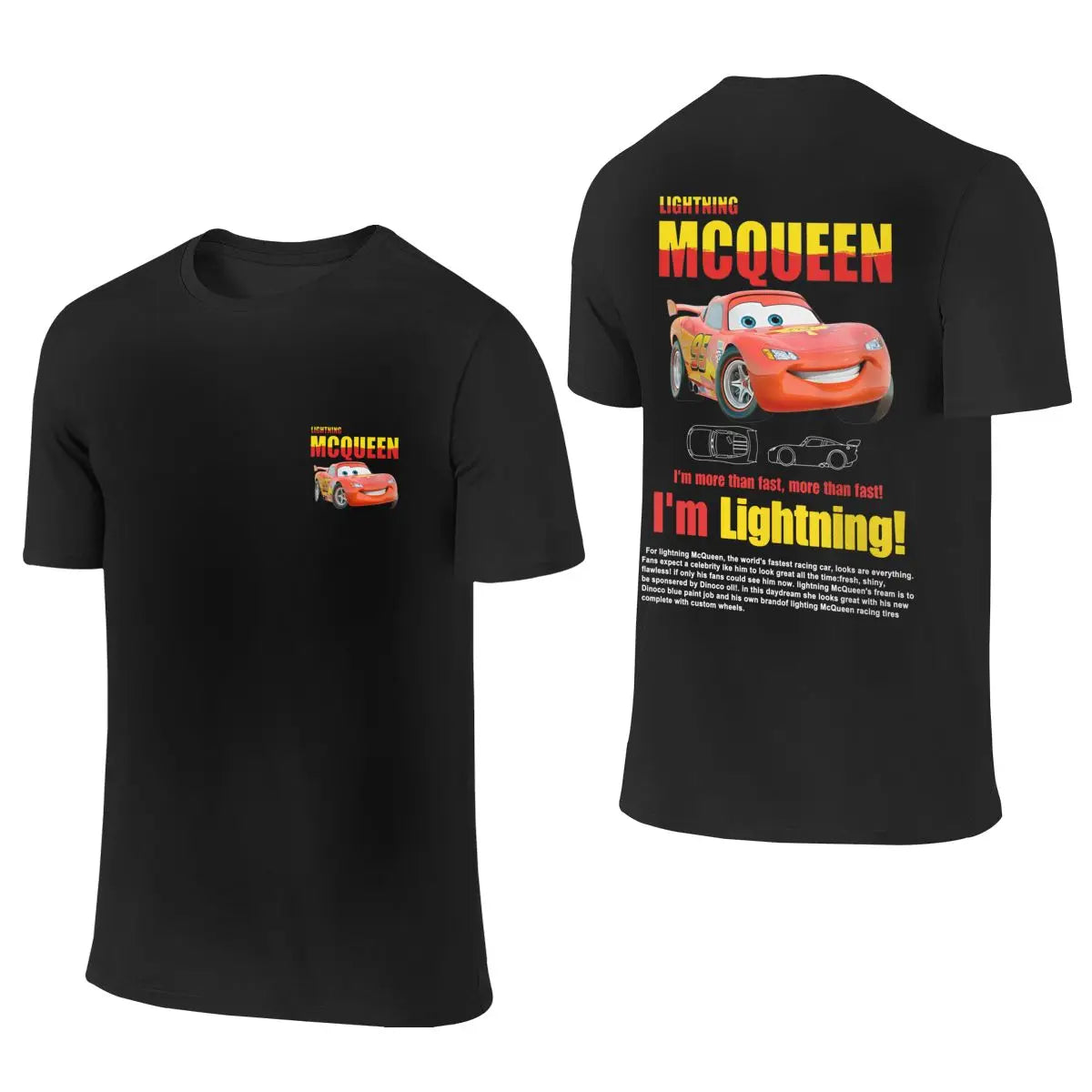 Romantic Lightning Mcqueen And Sally Matching T Shirt Outfits Double-Side Print Sally Mcqueen tshirt Tees for Couple Gifts