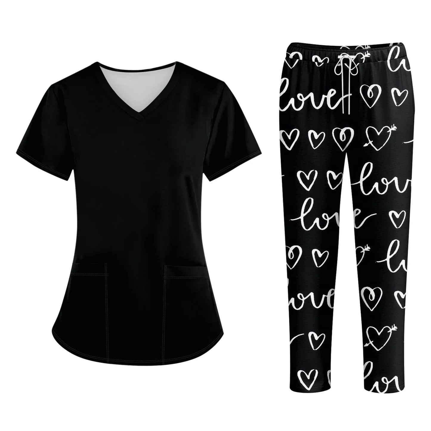 Unisex Medical Uniforms Men Women Nursing Clothes Beauty Costume Nurse Scrubs Sets Doctor Dentist Workwear Clinical Tops Pants