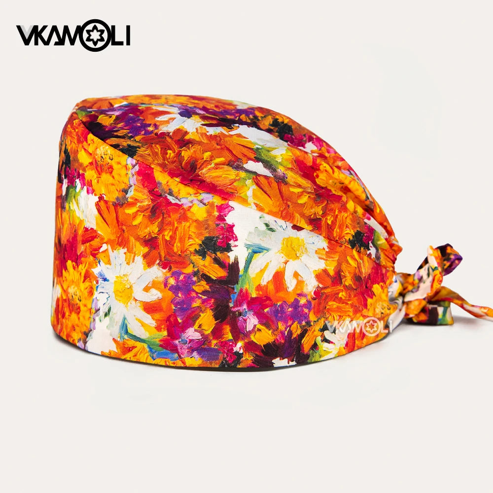 Fashionable and functional nurse accessories High-quality surgical caps for women and man in the medical field scrub cap