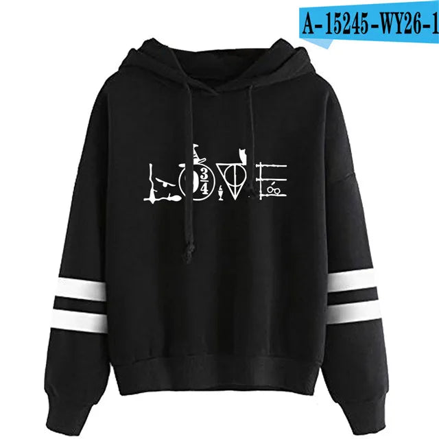 Harrys Glasses Printed Sweatshirt Hoodies Women/Men Casual Harajuku Hoodie Sweatshirts Fashion Fleece Jacket Coat Brand Clothes