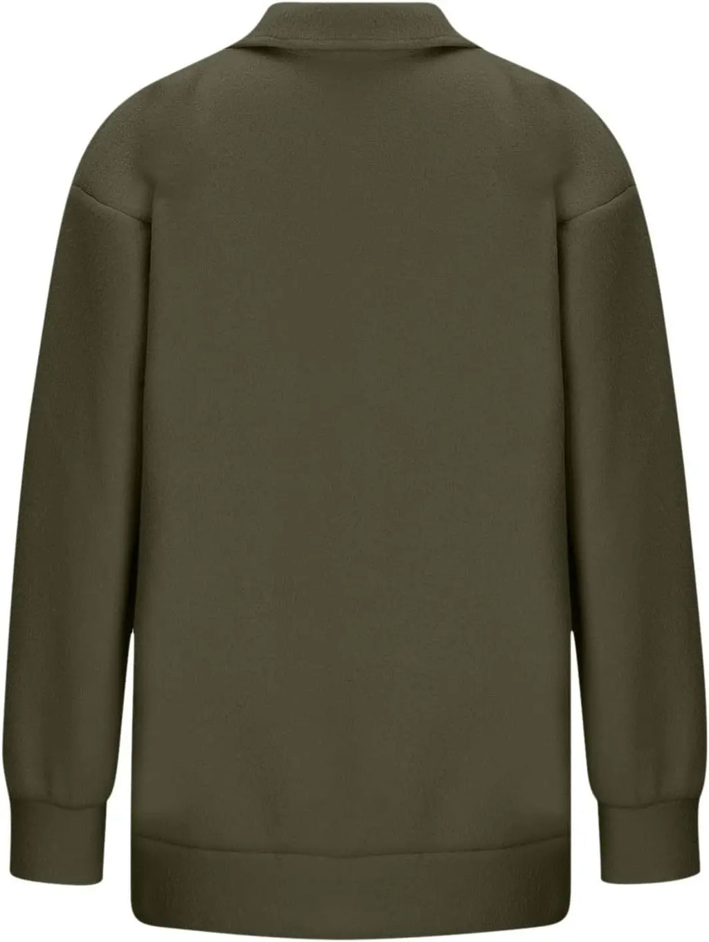 Women Sweatshirts Turn Down Collar Zipper Pullovers Long Sleeve Spliced Thick Warm Sweatshirt Outwear Autumn Winter 2024