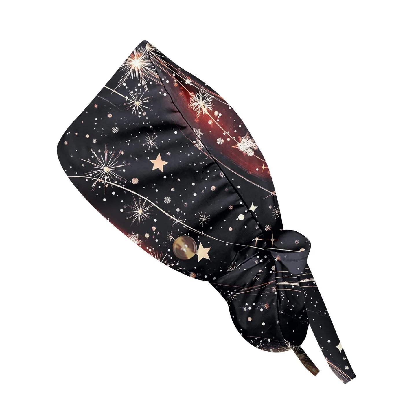 Christmas scrubs caps Pet shop hats Beauty Cleaning cap Wholesale prices cotton pet grooming nursing scrubs work cap