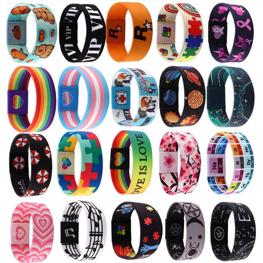 Autism Awareness Puzzle Bracelet For Women Rainbow Wristband Bracelets Fashion Bangles Jewelry Nurse Doctor Accessories Gifts