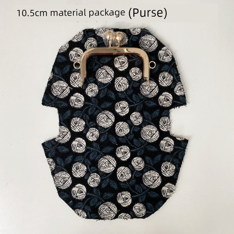 Machine Embroidery Extended Mobile Phone Bag Fabric