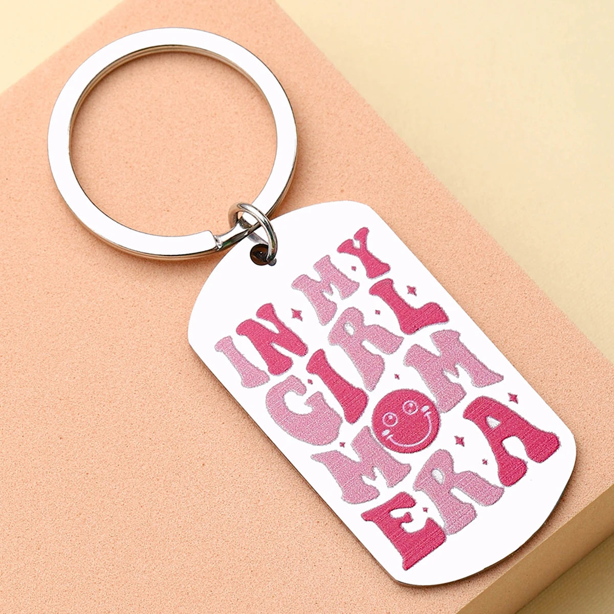 Mom Birthday Gifts from Son Daughter First Time Best Pregnant Mom ever Gift Idea Boy Girl Mom Era Keychain