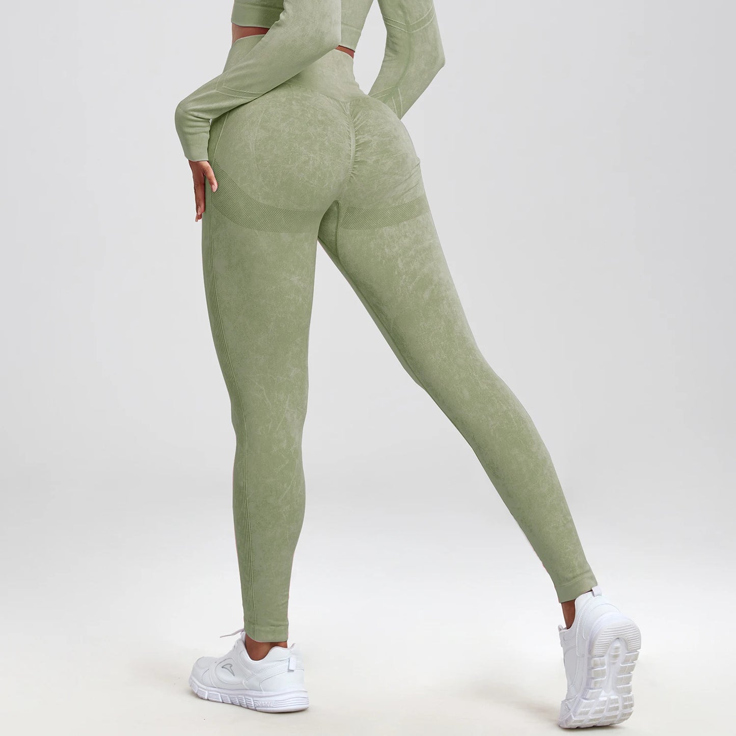 Butt Lifting Sexy Gym Leggings Women High Waist Seamless Tie Dye  Leggings Women Skinny Stretch Outdoors Hollow Out Pants