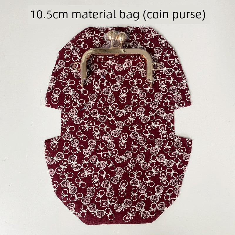 Machine Embroidery Extended Mobile Phone Bag Fabric