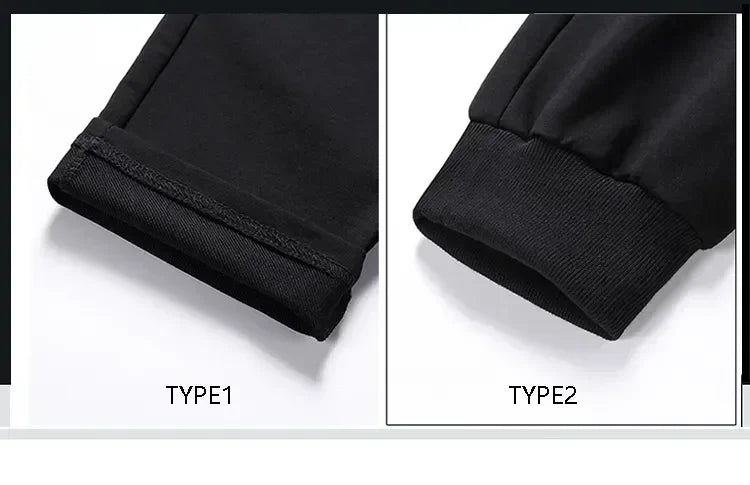 Spring Pants Men Fitness Sportswear Tracksuit Elastic Waist Sweatpants Cotton Trousers Loose Gyms Jogger Track Pants Mens M- 8XL