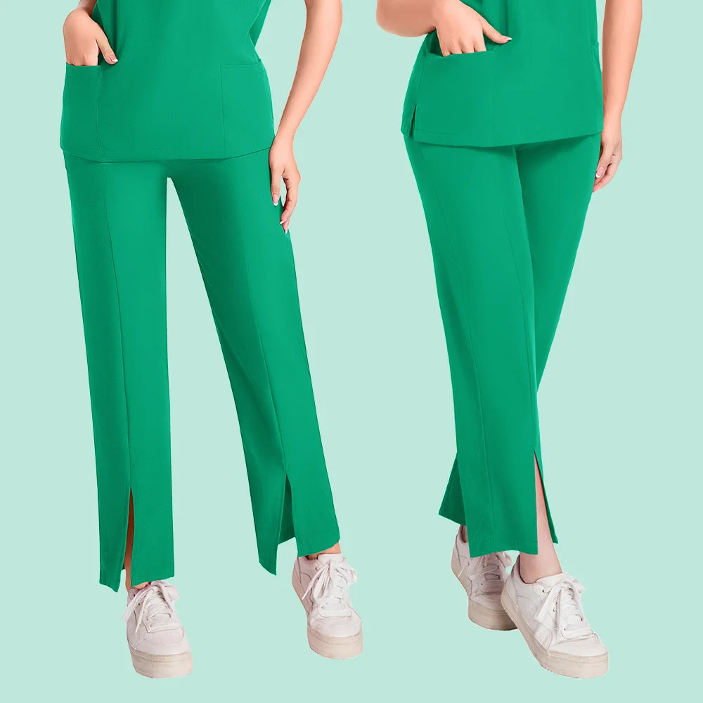 Surgical Uniforms Woman Scrub Set Medical Nurse Beauty Salon Workwear Clinical Scrubs Top Pants Spa Doctor Nursing Clinical Suit