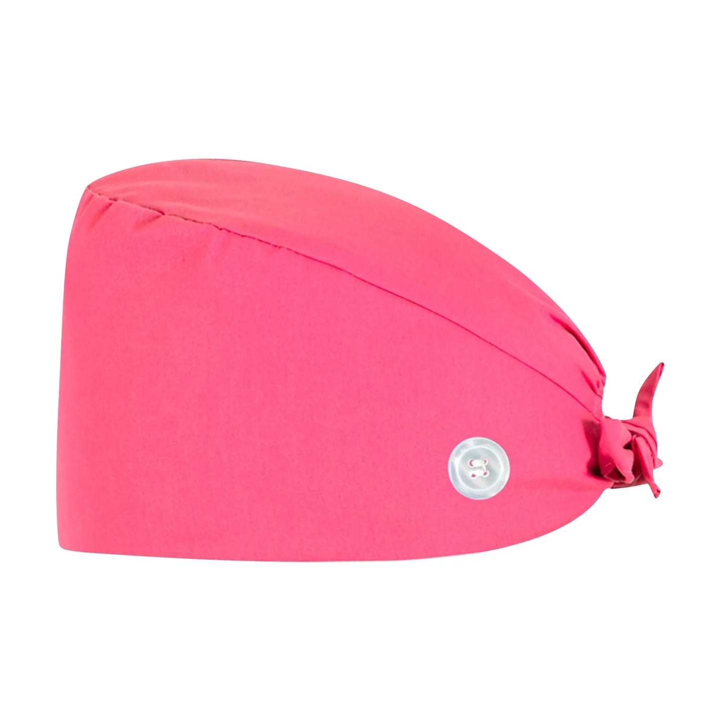 Fashion Solid Scrubs Hat Casual Unisex Scrub Cap With Button Medical Surgical Cap Hospital Beauty Store Uniform Accessories