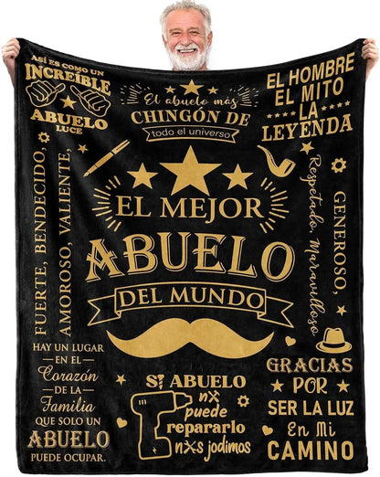 1PC Blanket Festival Gifts for Elder Mom Dad Grandpa Grandma idea Gifts Birthday gifts Warm soft Throw Nap Blankets Gift Season