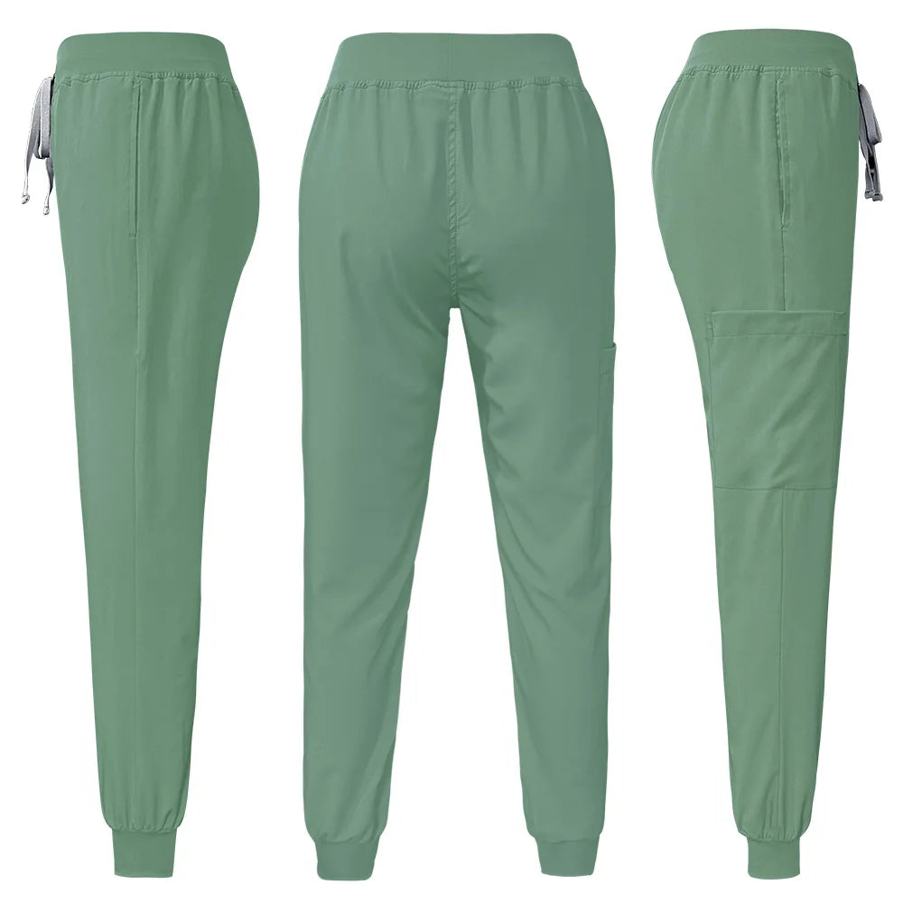 Slim Fit Medical Scrubs Uniform Women Scrub Sets Nursing Accessories Hospital Surgery Gowns Dental Clinic Beauty Salon Workwear