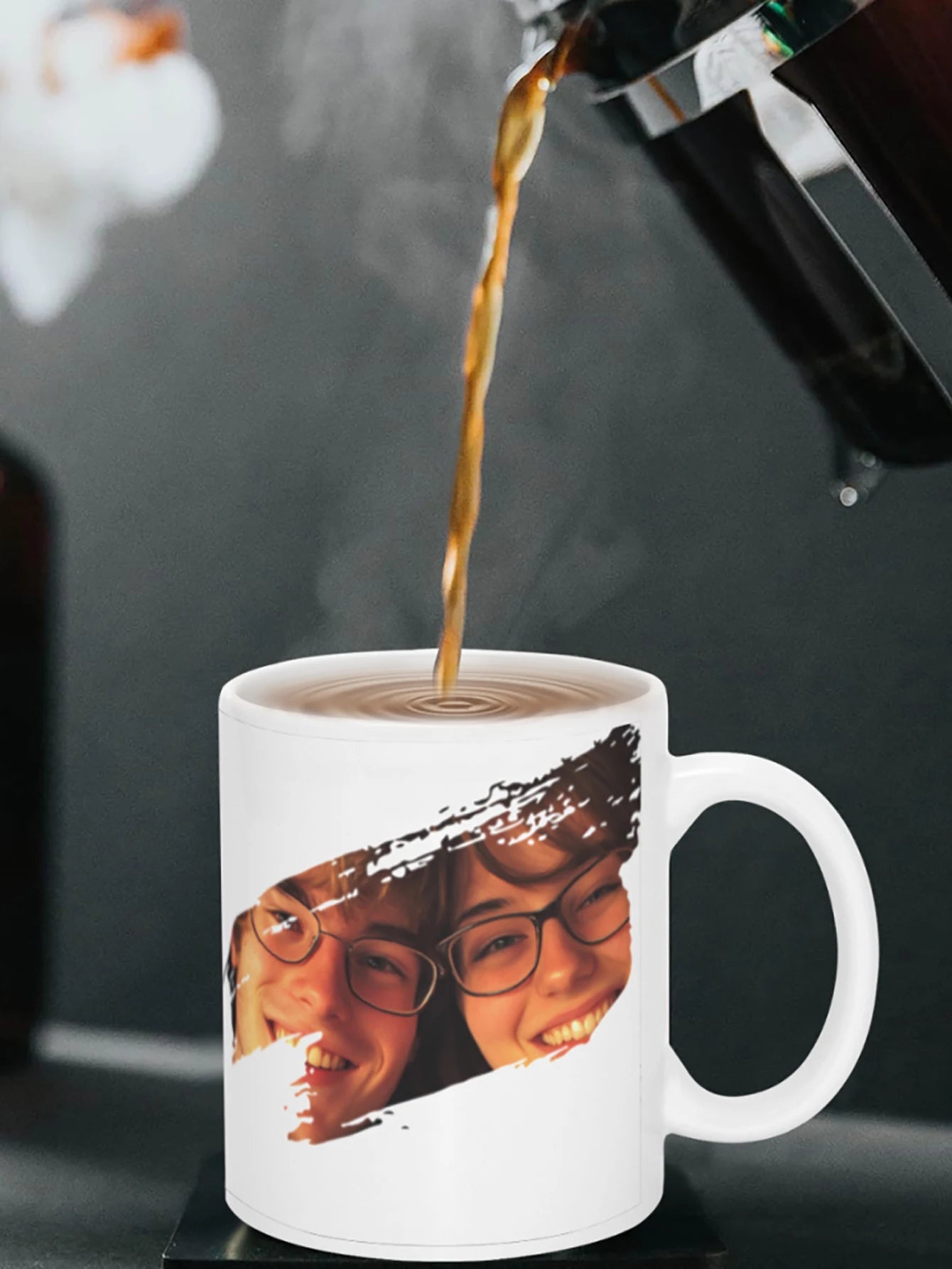 Customized mug with large capacity Personalized cup with picture text name  personalized gift