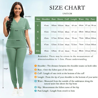 Multicolor Medical Uniforms Hospital Surgical Nurse Scrubs Set Unisex Nurses Accessories Dental Clinic Beauty Salon Workwear