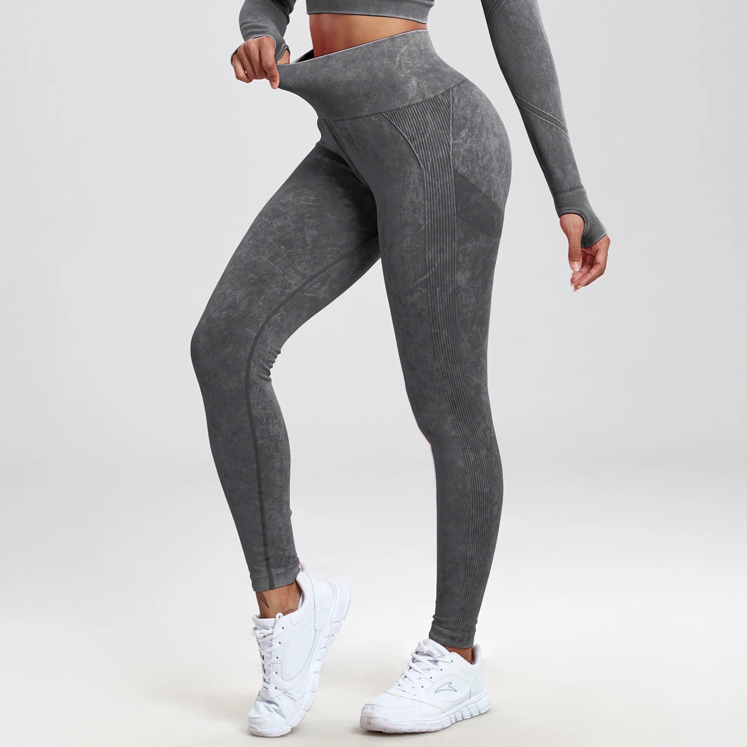 Butt Lifting Sexy Gym Leggings Women High Waist Seamless Tie Dye  Leggings Women Skinny Stretch Outdoors Hollow Out Pants