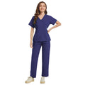 Slim Fit Women Scrubs Sets Hospital Medical Uniforms Nurses Accessories Dental Clinic Beauty Salon Spa Workwear Scrubs Tops Pant