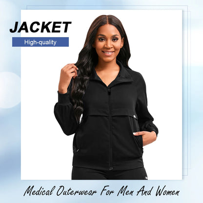 Wholesale Price Medical Scrub Uniform Jacket Women Men Dental Scrub Healthcare Uniform Beauty Salon Manicurist Cleaning Wear New