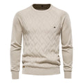 Winter High Quality Men sweater concise style knit men pullover knitwear winter crew neck knitted cotton sweater men