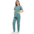 Nursing Scrubs Set Anti-Wrinkle Medical Surgical Gown Wholesale Hospital Scrub Top Doctor Nurse Special Scrub Uniform Men Women
